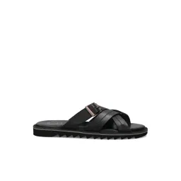Bugatti Men's Dorfu Black Cross Strap Sandals-picture-10