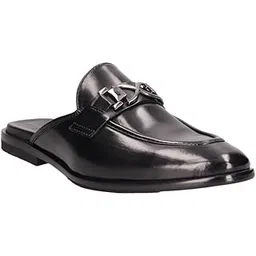 bugatti Rico Black Leather Mens Mules - UK 9 image 1