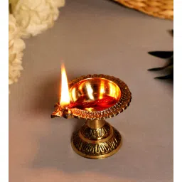 bulkysanta Pure Brass Laxmi Kuber Diya (Pack Of 4)-picture-11