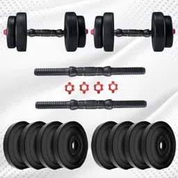 bullar 10 kg Adjustable Dumbbell Set Home Gym Combo-picture-14