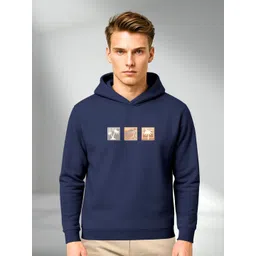 BULLMER Men Graphic Printed Hooded Pullover Sweatshirt-picture-28