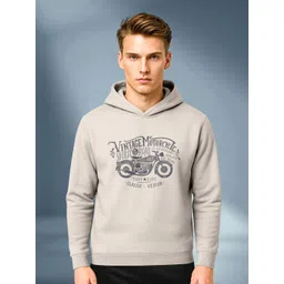 BULLMER Men Printed Hooded Sweatshirt image 1