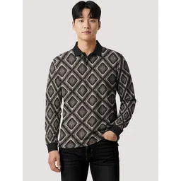 BULLMER Men Printed Polo Collar T-shirt-picture-35