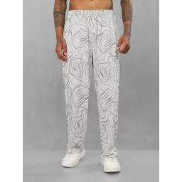 BULLMER Men Printed Relaxed-Fit Track Pants-picture-16