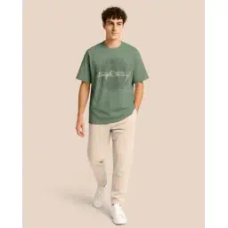 bullmer Men Printed T-Shirt with Track Pants-picture-26