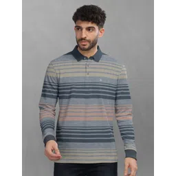 BULLMER Men Striped Polo Collar T-shirt-picture-32