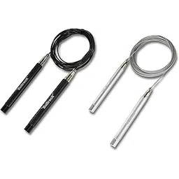 Bullrock Skipping Rope For Unisex Adults With Aluminium Handles, Self-Locking Jump Rope For Training,Exercise,Weight Loss,Crossfit,Boxing And Hiit Workouts (Black)-picture-16