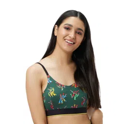 bummer Graphic Printed Full Coverage Dry Fit Super Support T-shirt Bra-All Day Comfort-picture-21