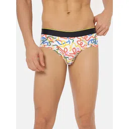 bummer Men Printed Micro Modal String Theory Mid Rise Basic Brief BRST01S-picture-40
