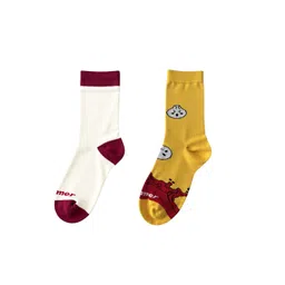 bummer Pack Of 2 Patterned Calf-Length Socks-picture-36