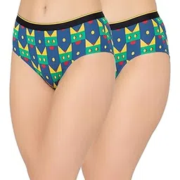 bummer Women's Printed Micro Modal Hipsters Panties | Soft & Breathable Underwear | Combo Pack of 2-picture-24
