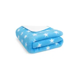 Bumpers the baby co. Blue & Blue Geometric Fleece 350 GSM Blanket-picture-19