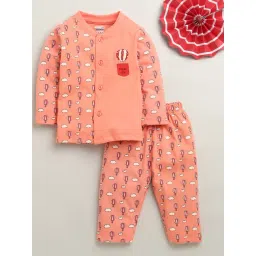 Bumzee Boys Coral Cotton Graphic Print Regular Fit Clothing Set-picture-34