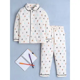 BUMZEE Boys Graphic Printed Pure Cotton Night suit-picture-13