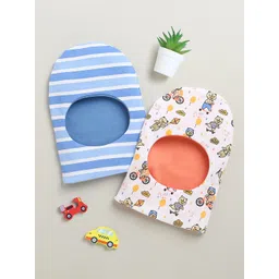 BUMZEE Boys Pack Of 2 Printed Cotton Beanie-picture-40