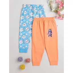BUMZEE Boys Pack Of 2 Printed Cotton Joggers-picture-40