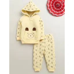 BUMZEE Boys Printed Hooded Sweatshirt With Joggers-picture-27