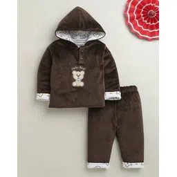 bumzee Embroidered Hooded Set-picture-39