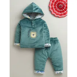 BUMZEE Girl Embroidered Long Sleeves Sweatshirt With Jogger-picture-26