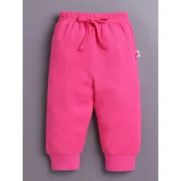 Bumzee Girls Baby Pink Cotton Printed Regular Fit T-Shirt with Joggers image 4