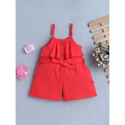 BUMZEE Girls Basic Jumpsuit with Ruffles-picture-32