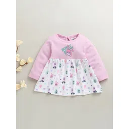 BUMZEE Girls Conversational Printed Fit & Flare Dress-picture-41