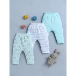 Bumzee Girls Mint Green Diaper Pants Leggings Pyjamas Pack Of 3 New Born-picture-10