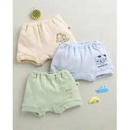 bumzee Girls Pack of 3 Graphic Print Bikini Panties-picture-13