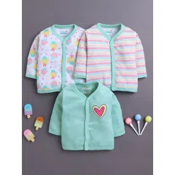 BUMZEE Girls Pack Of 3 Printed Cotton Jablas-picture-26