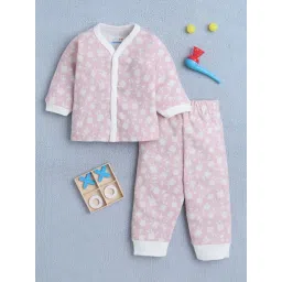 Bumzee Girls Pink Cotton Printed Regular Fit Clothing Sets-picture-20