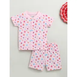 Bumzee Girls Pink Cotton Printed Regular Fit T-Shirt-picture-17