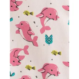 Bumzee Girls Pink Cotton Printed Sweatshirt image 3