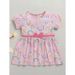 BUMZEE Girls Print A-Line Dress-picture-32