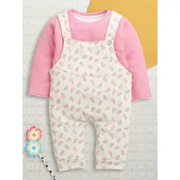 BUMZEE Girls Printed Dungaree With T-Shirt-picture-11