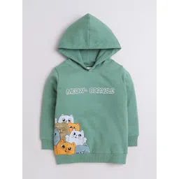 BUMZEE Girls Printed Hooded Sweatshirt-picture-27