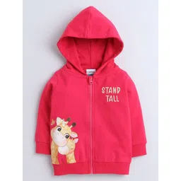 BUMZEE Girls Printed Hooded Sweatshirt-picture-21
