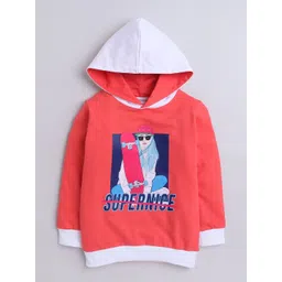 BUMZEE Girls Printed Hooded Sweatshirt-picture-31