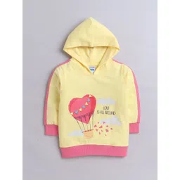 BUMZEE Girls Printed Hooded Sweatshirt-picture-31