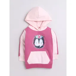BUMZEE Girls Printed Hooded Sweatshirt-picture-32