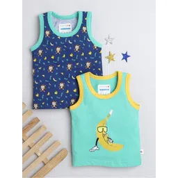 BUMZEE Infant Boys Pack Of 2 Graphic Printed Cotton T-shirt-picture-37