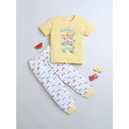 BUMZEE Infant Boys Printed Pure Cotton Night suit-picture-34