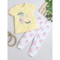BUMZEE Infant Girls Printed Pure Cotton Night suit-picture-36
