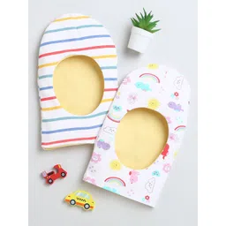 BUMZEE Infants Girls Pack Of 2 Printed Reversible Balaclava Caps-picture-41