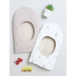 BUMZEE Infants Girls Pack Of 2 Printed Reversible Balaclava Caps-picture-33