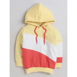 Bumzee Kids Multicolor Color Block Full Sleeves Sweatshirt-image-2