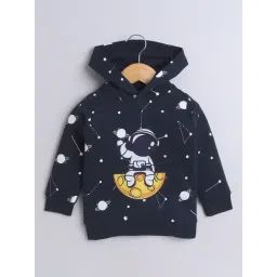 Bumzee Kids Navy Fleece Graphic Sweatshirt-picture-11