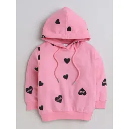 Bumzee Kids Pink Printed Full Sleeves Sweatshirt-picture-20