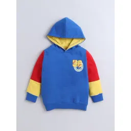 Bumzee Kids Royal Blue Cotton Graphic Sweatshirt-picture-22