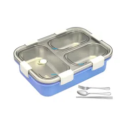 Bunie Stainless Steel Lunch Box with Chopsticks, Spoon & Fork - Purple-picture-23