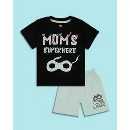 burbn Boys Graphic Shorts And T-shirt Set-picture-52
